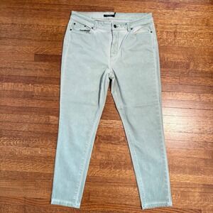 Lauren‎ Ralph Lauren Women Light Green Washed Denim Straight Leg Jeans Size 12